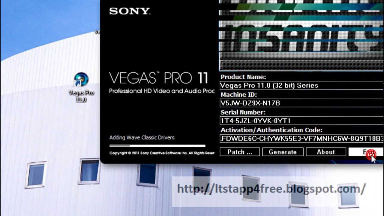 Sony Vegas Pro 11 Crack Authentication Code