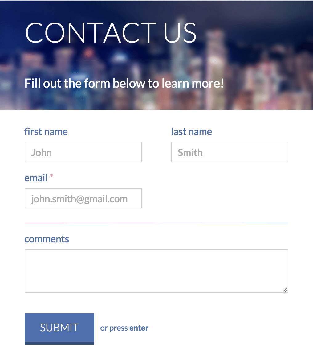 Contact Form Html Css Php Free Download
